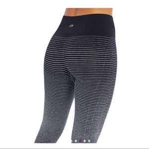 MARIKA Heather Charcoal & Black Leggings NWT or NWOT